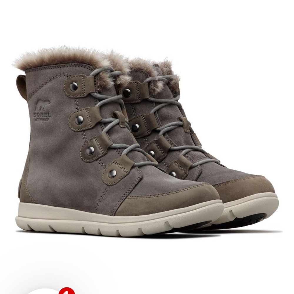 Sorel JOAN Women's Boot Quarry gray/black trim